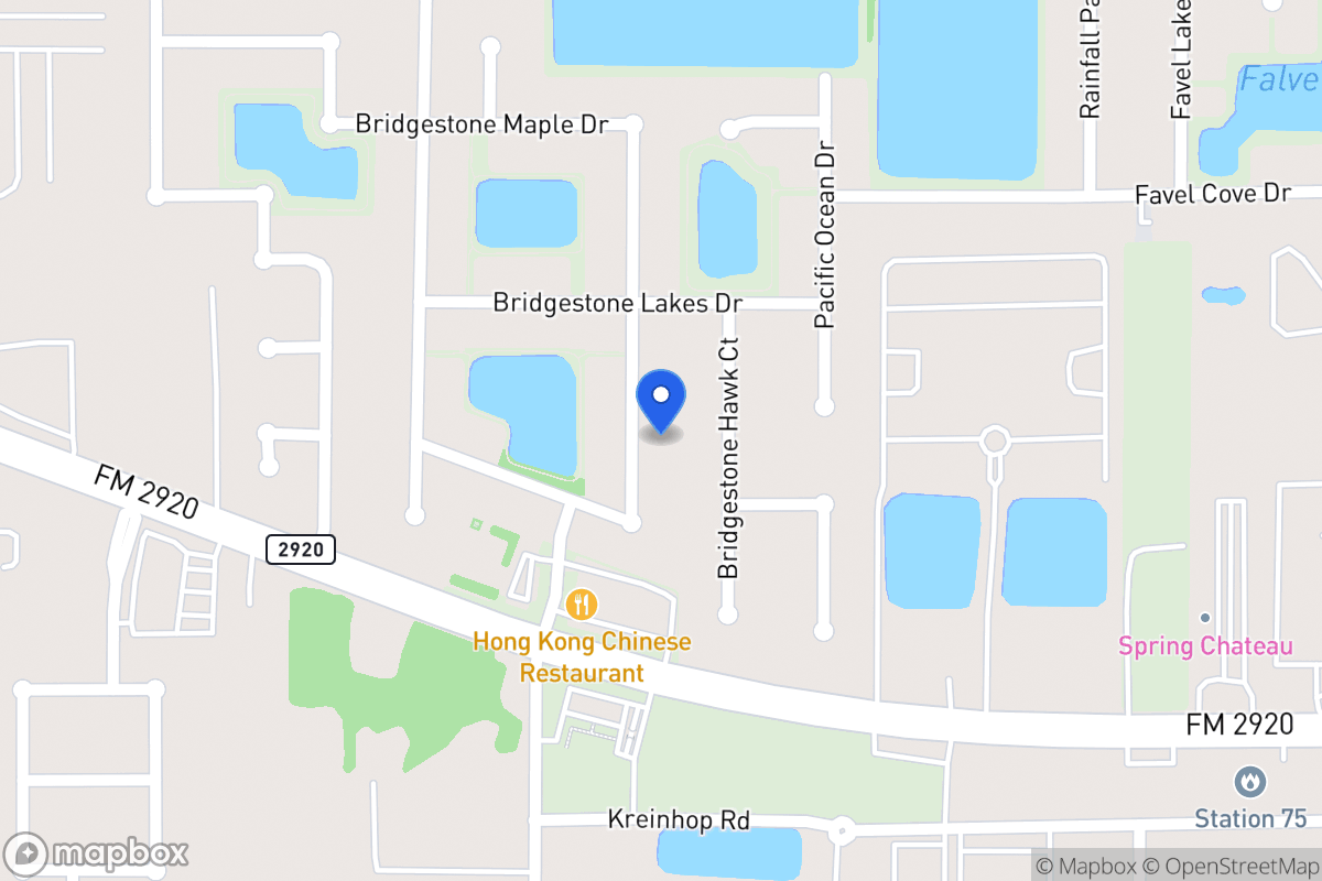 Map of 22102 Bridgestone Oak Dr, Spring