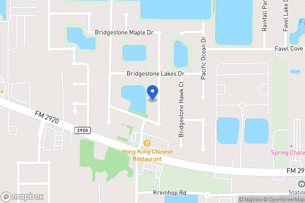 Map of 22107 Bridgestone Oak Dr, Spring