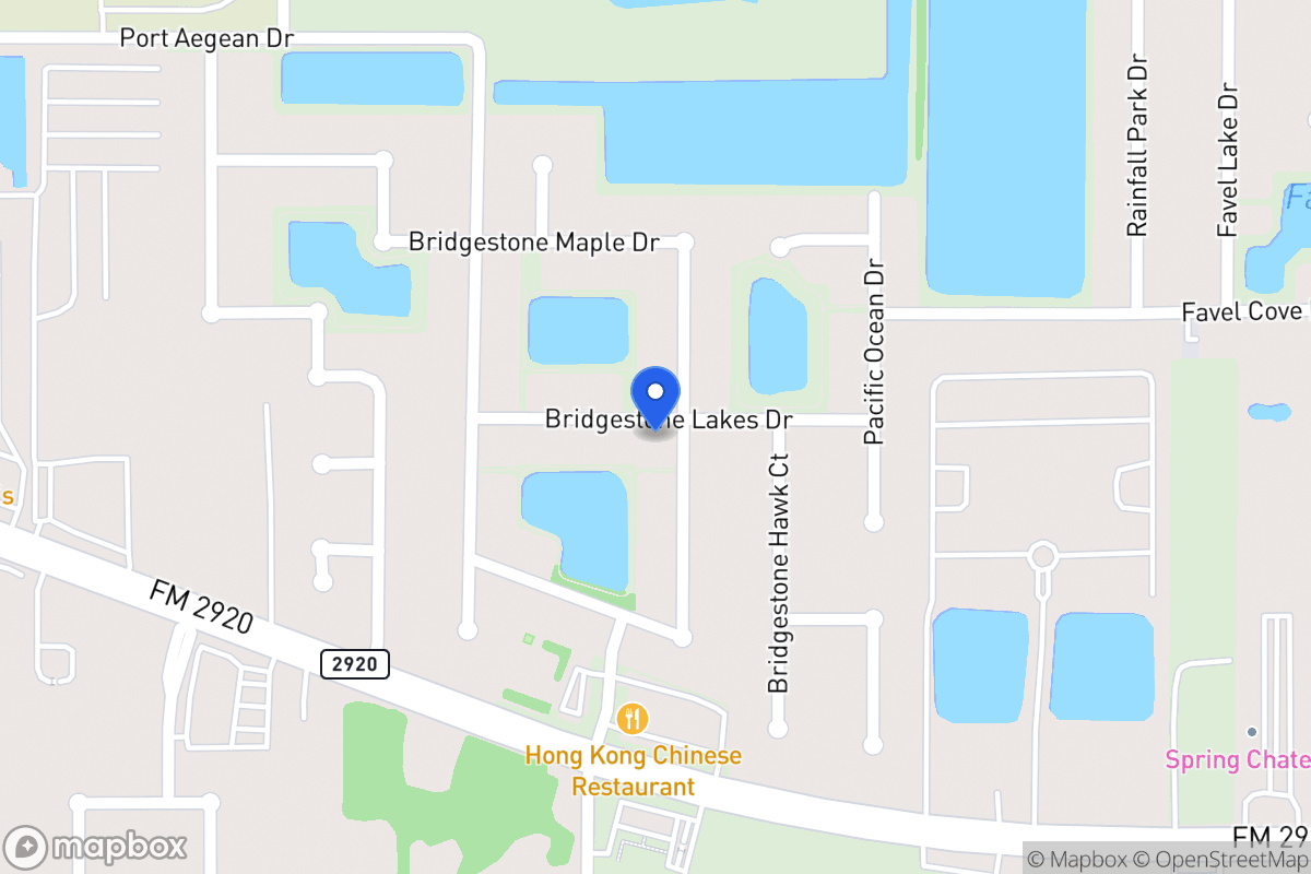Map of 22127 Bridgestone Oak Dr, Spring