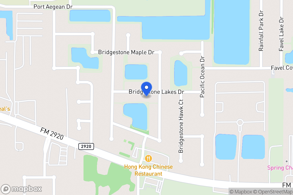 Map of 4403 Bridgestone Lakes Dr, Spring