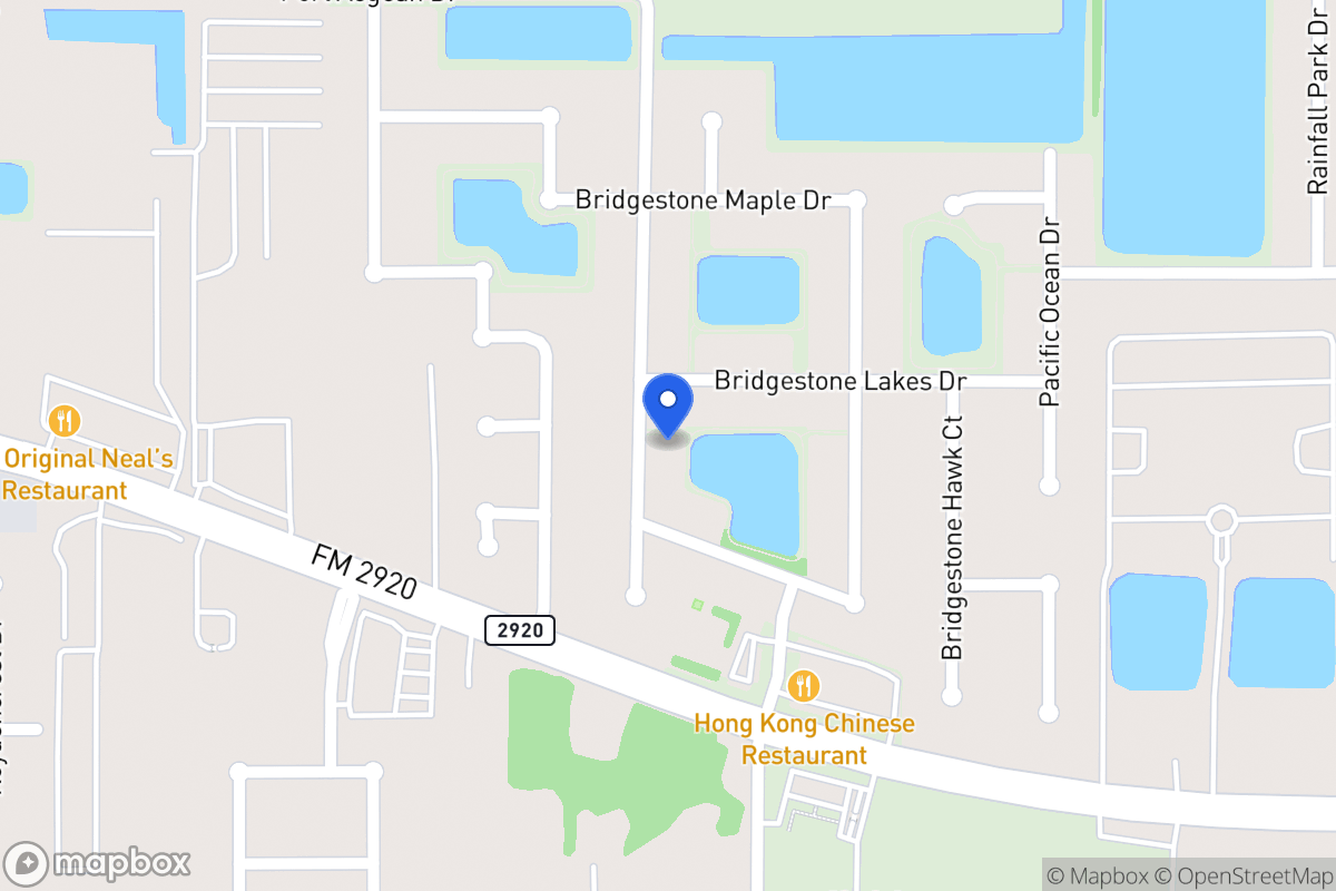 Map of 22118 Bridgestone Pine Ct, Spring