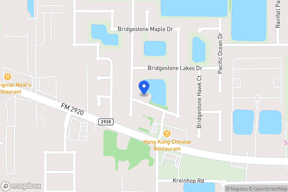 Map of 4418 Bridgestone Cedar Dr, Spring