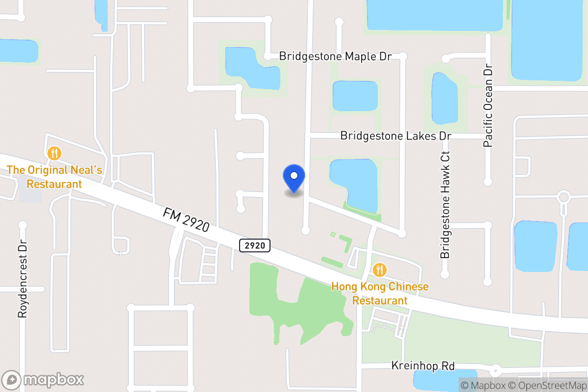 Map of 22103 Bridgestone Pine Ct, Spring