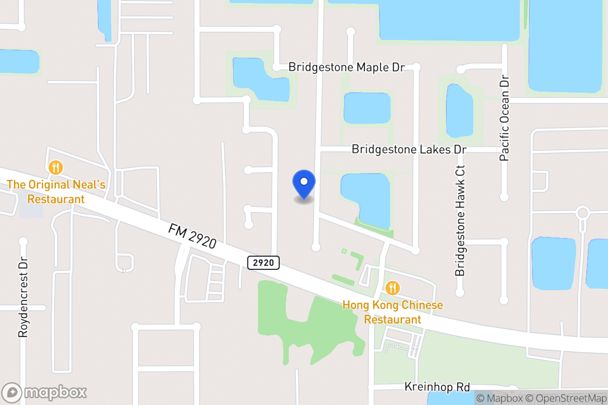 Map of 22107 Bridgestone Pine Ct, Spring