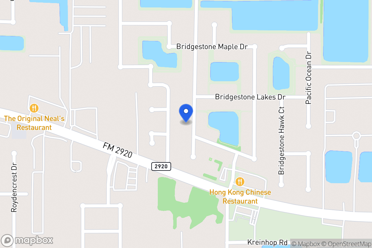 Map of 22111 Bridgestone Pine Ct, Spring