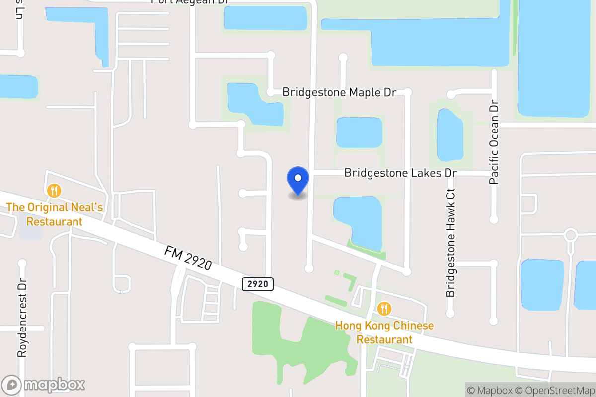 Map of 22119 Bridgestone Pine Ct, Spring