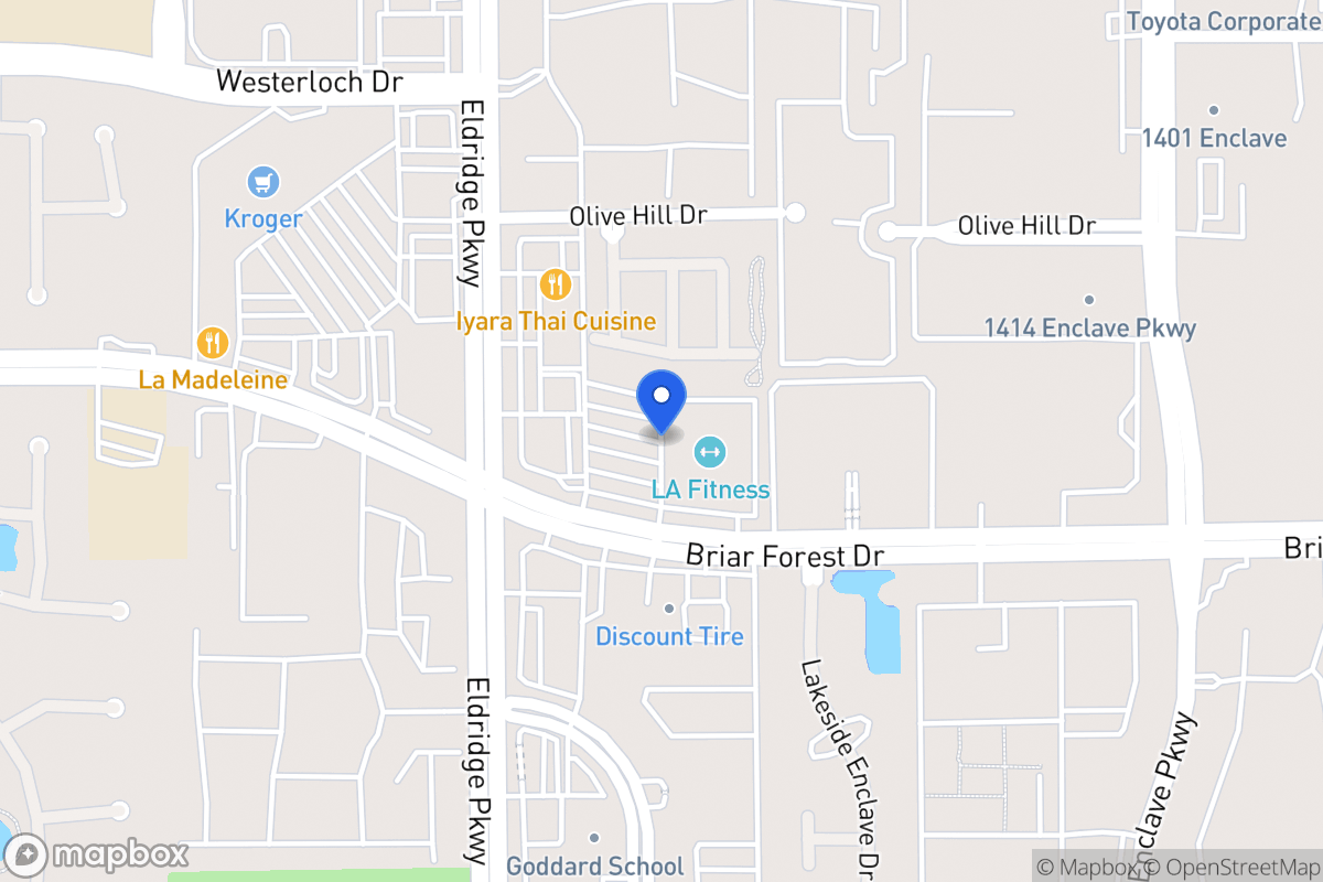 Map of 1555 Eldridge, Houston