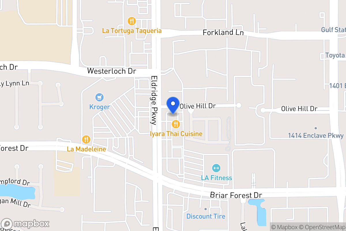 Map of 1503 Eldridge Pky, Houston