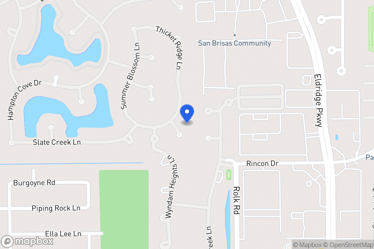 Map of 2407 Leaton Park Ct, Houston