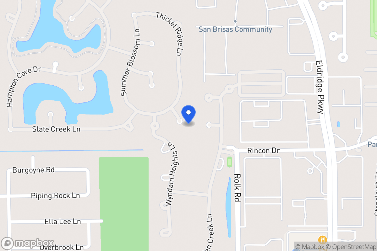 Map of Leaton Park Ct, Houston