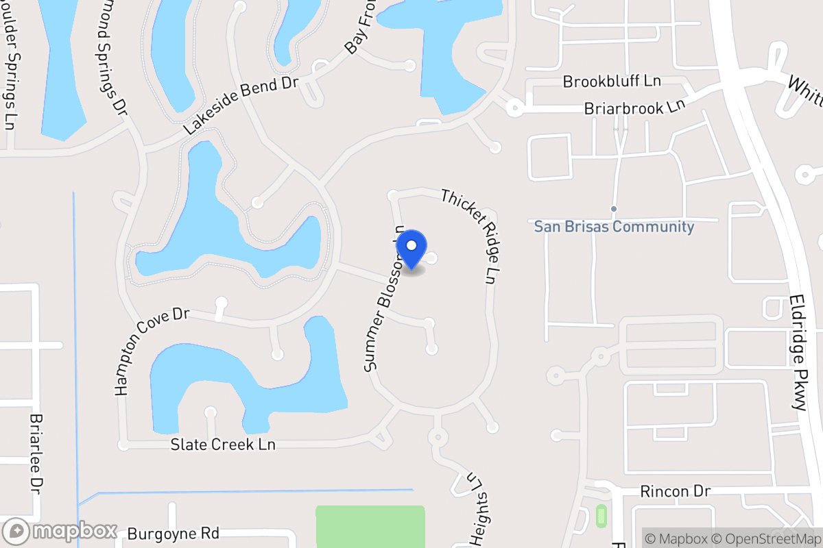 Map of 13615 Springcross Ct, Houston
