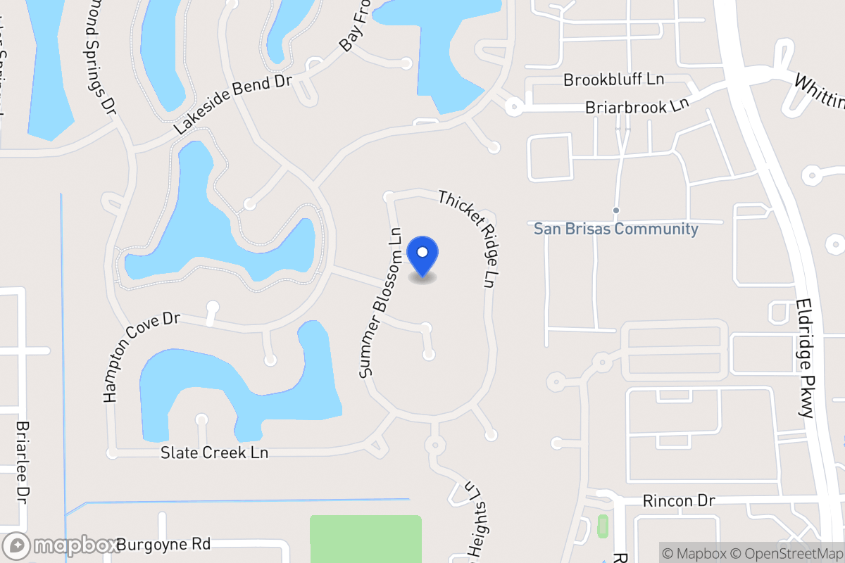Map of 13611 Springcross Ct, Houston
