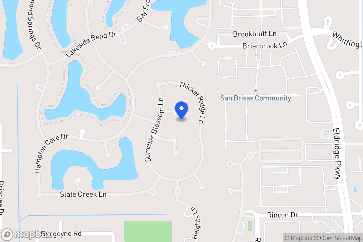 Map of 13607 Springcross Ct, Houston