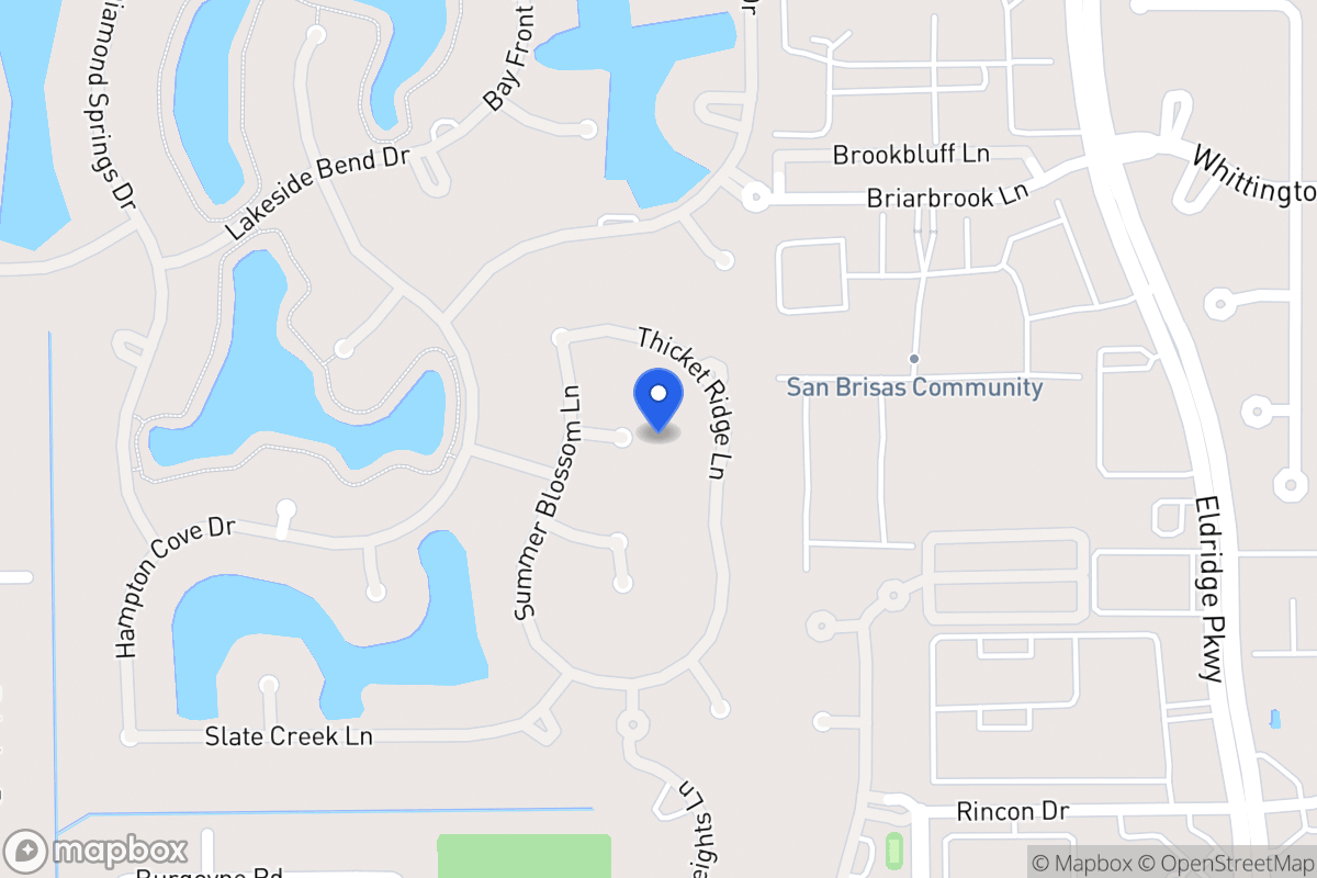 Map of 13603 Springcross Ct, Houston