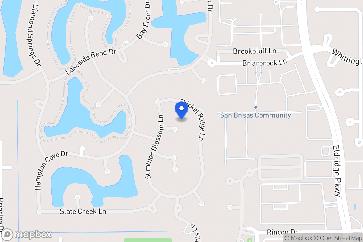 Map of 13606 Springcross Ct, Houston