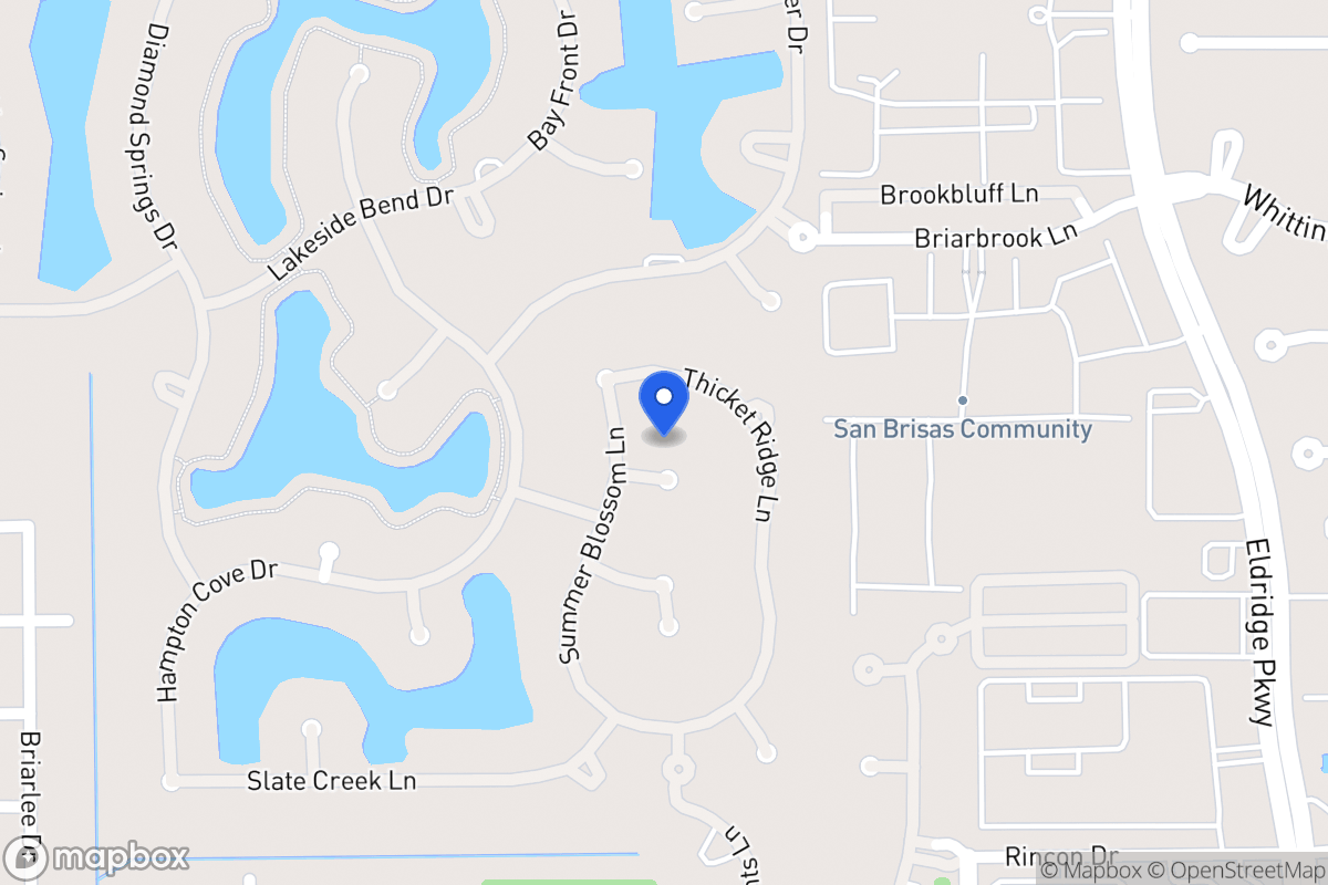 Map of 13610 Springcross Ct, Houston