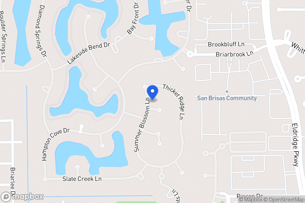 Map of 13614 Springcross Ct, Houston