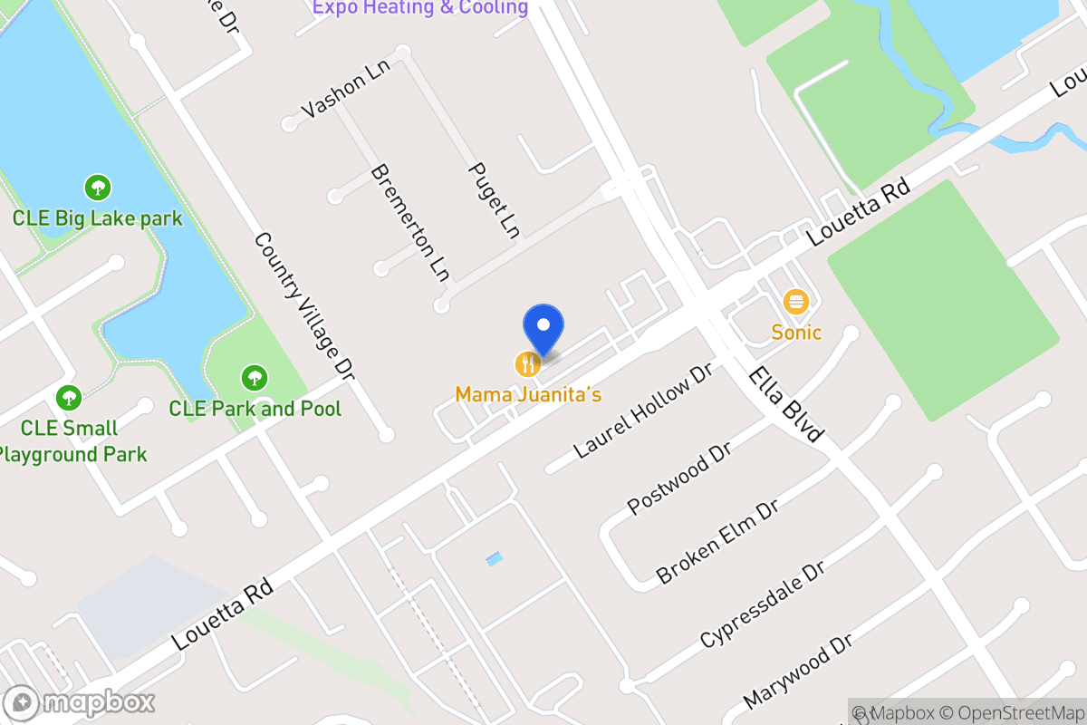 Map of 3930 Louetta Rd, Spring