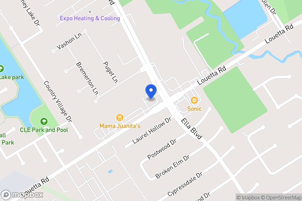 Map of 3902 Louetta Rd, Spring