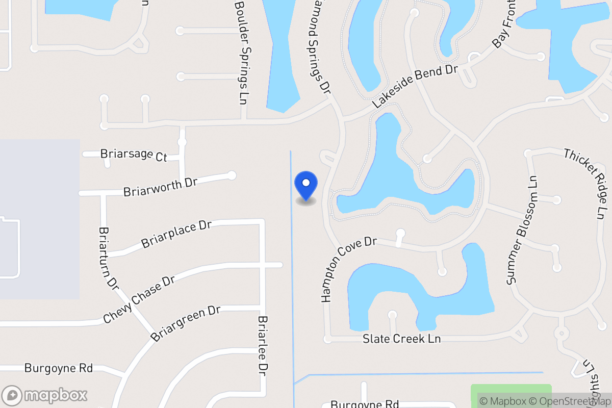 Map of Diamond Springs Dr, Houston