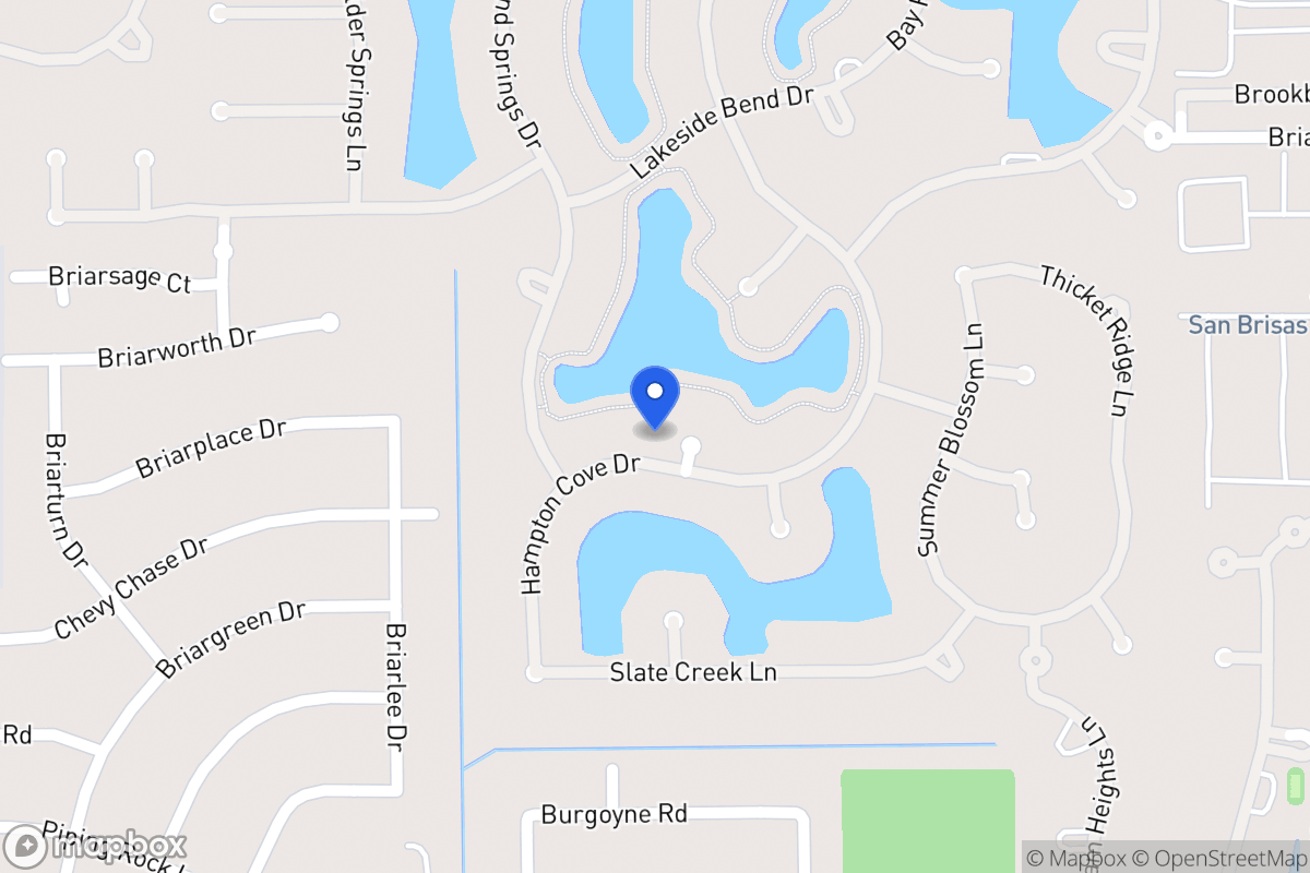 Map of 2206 Capri Isle Ct, Houston
