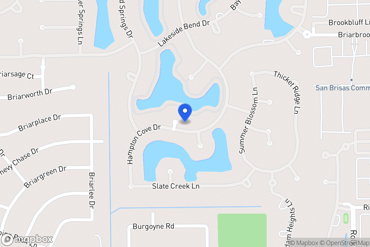 Map of 2207 Capri Isle Ct, Houston