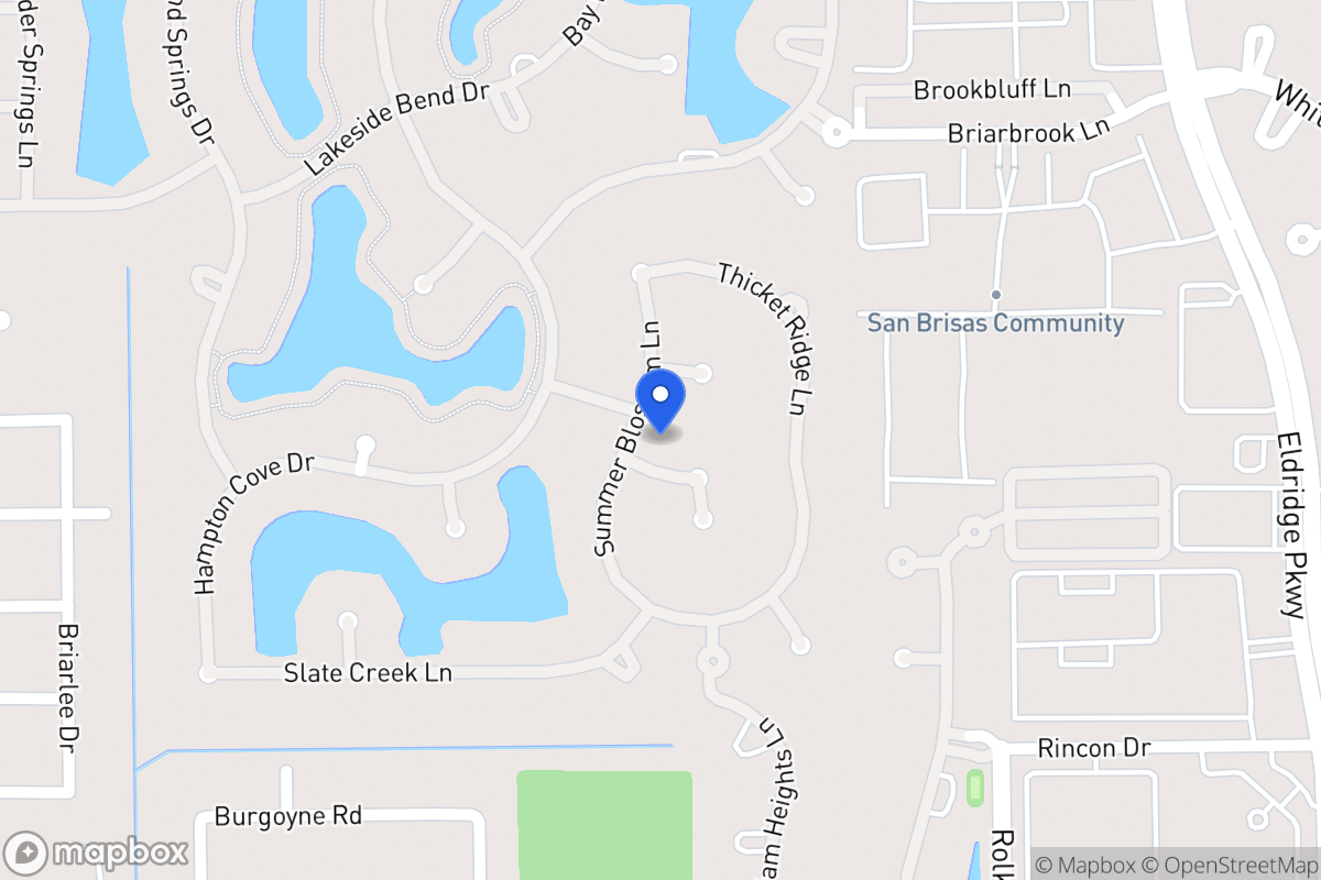 Map of 13626 Scarlet Glen Ct, Houston