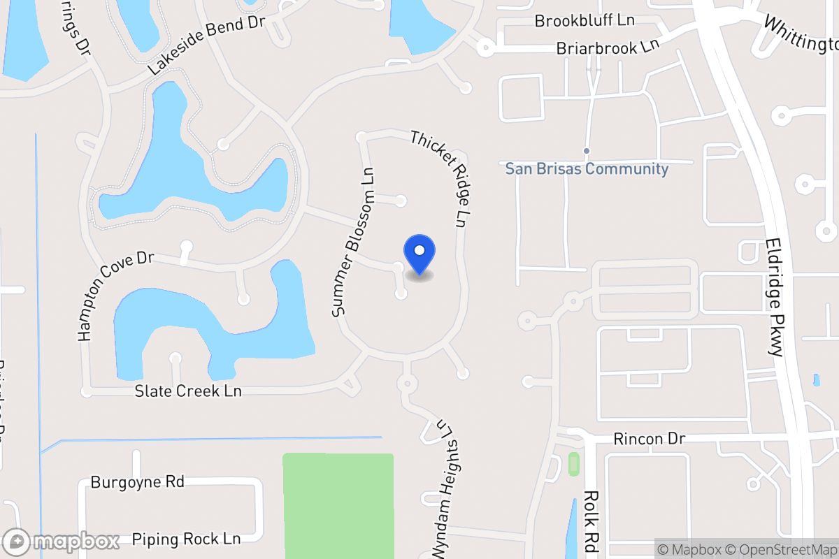 Map of 13610 Scarlet Glen Ct, Houston