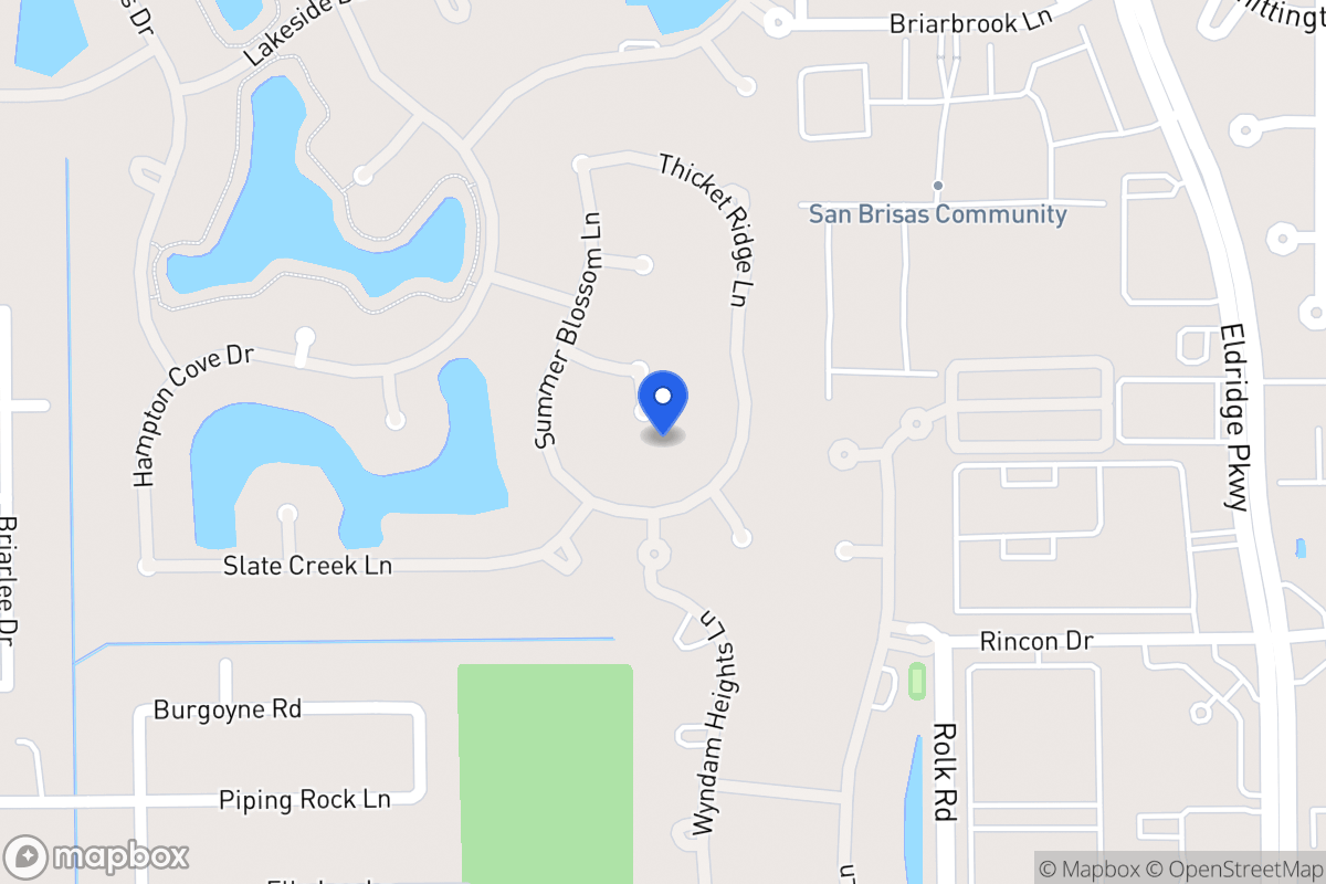 Map of 13602 Scarlet Glen Ct, Houston