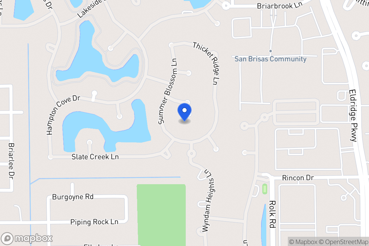 Map of 13603 Scarlet Glen Ct, Houston