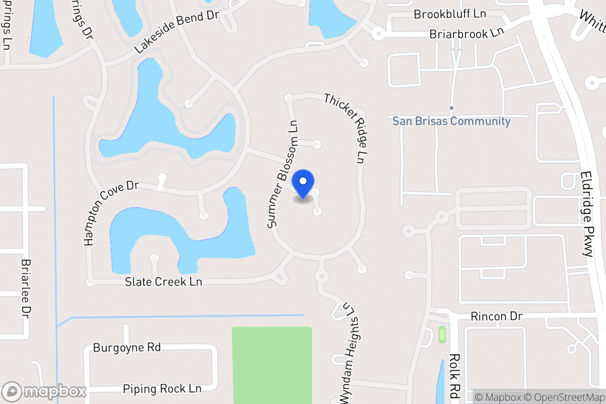Map of 13611 Scarlet Glen Ct, Houston