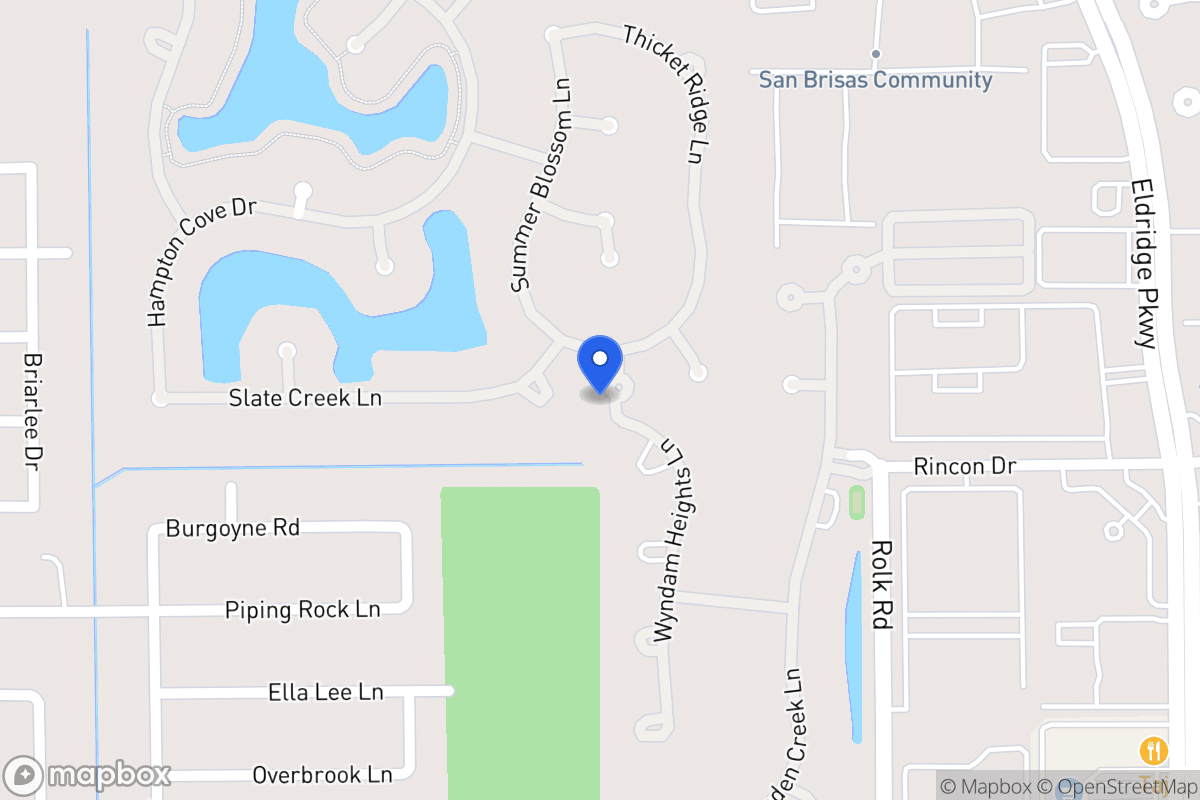 Map of Barton Gate Ln, Houston