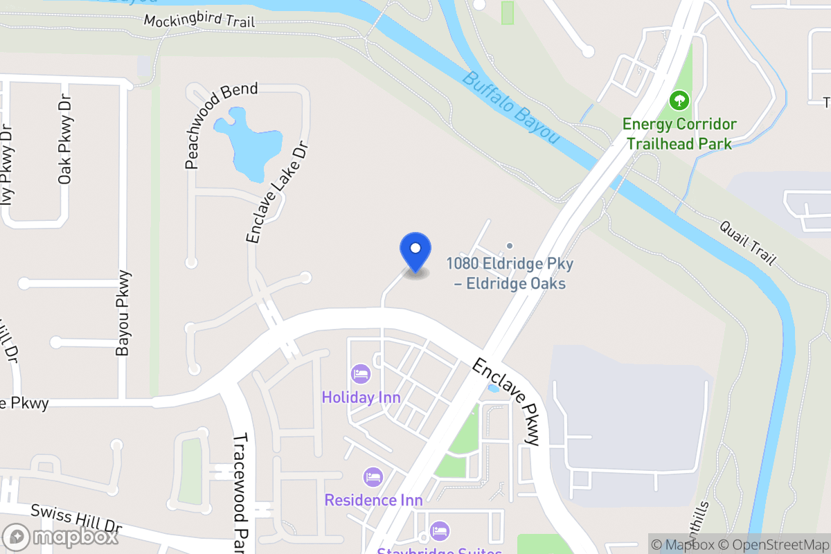 Map of S 1080 Eldridge Pky, Houston