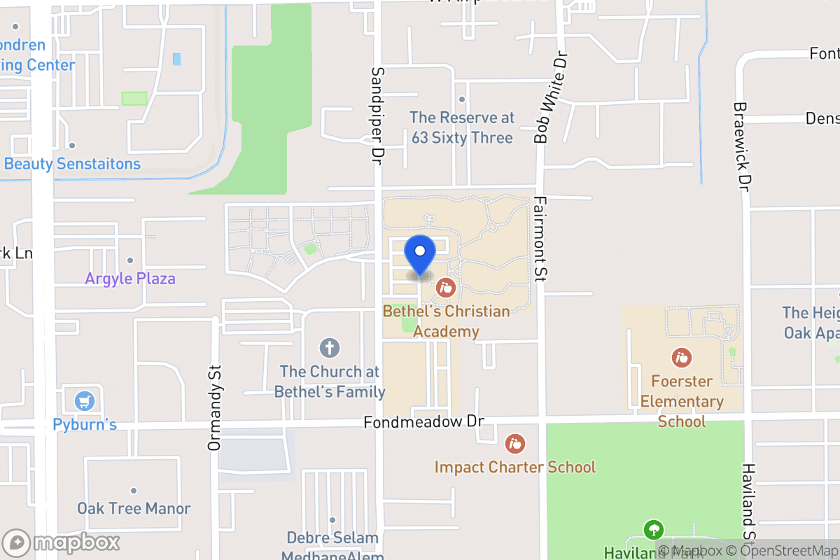 Map of Sandpiper Dr, Houston