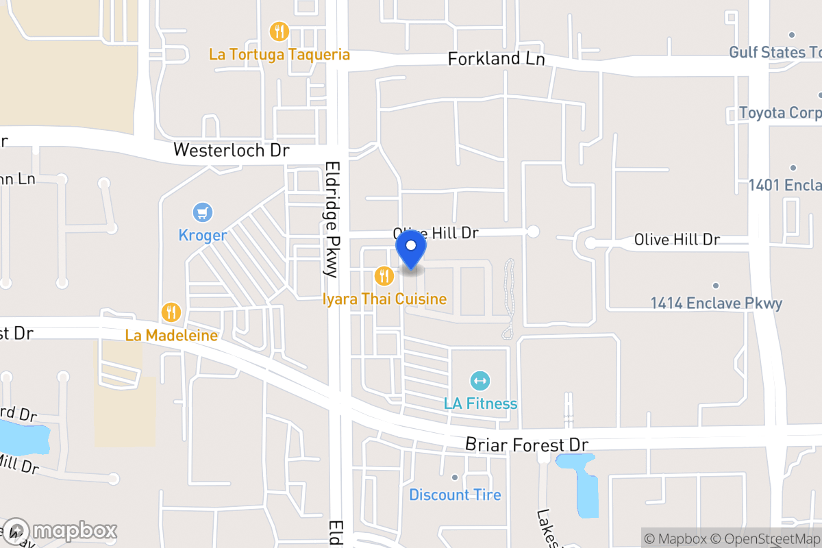 Map of 1510 Olive Garden, Houston