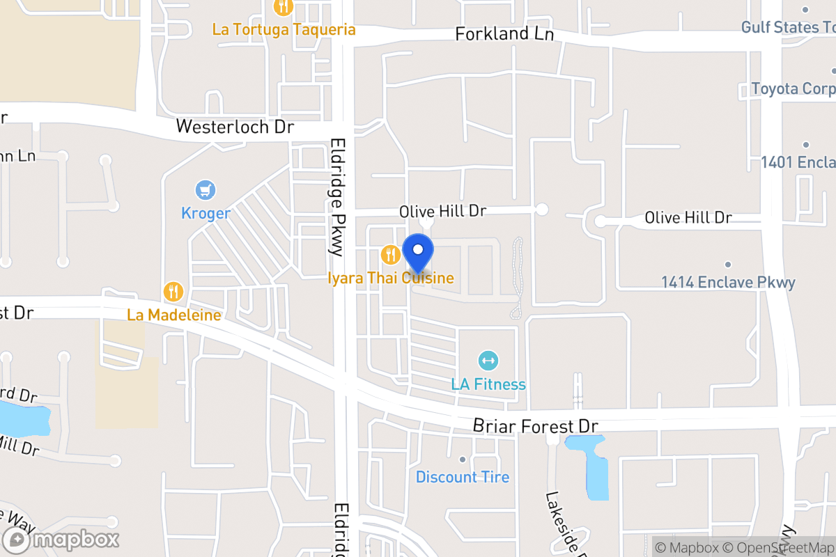 Map of 1522 Olive Garden, Houston
