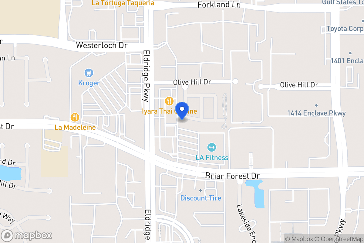 Map of 13355 Olive Trace, Houston