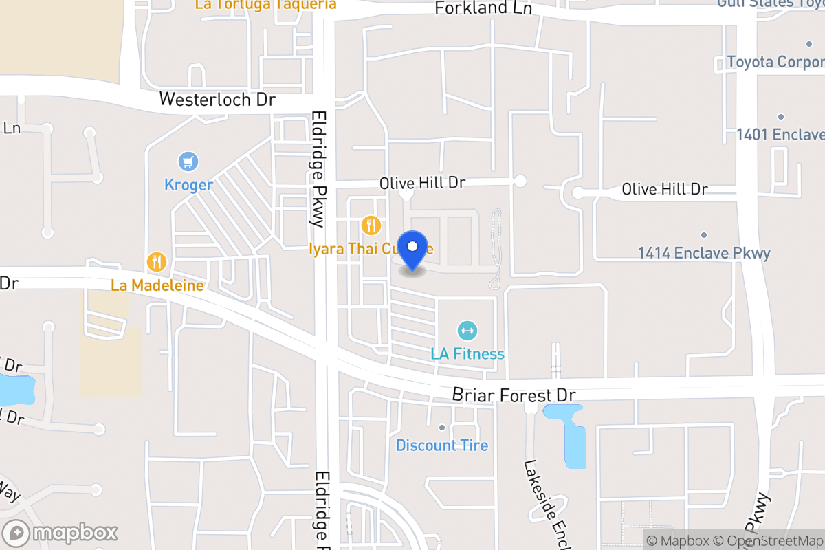 Map of 13347 Olive Trace, Houston
