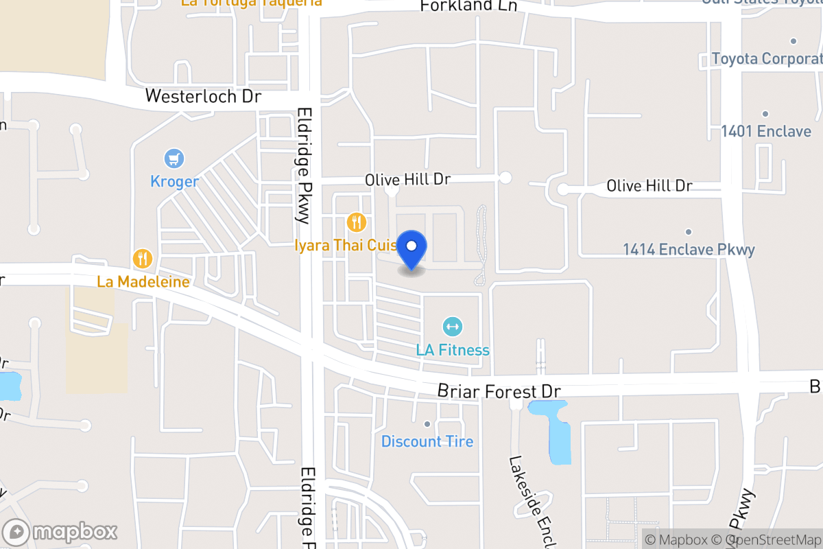 Map of 13339 Olive Trace, Houston