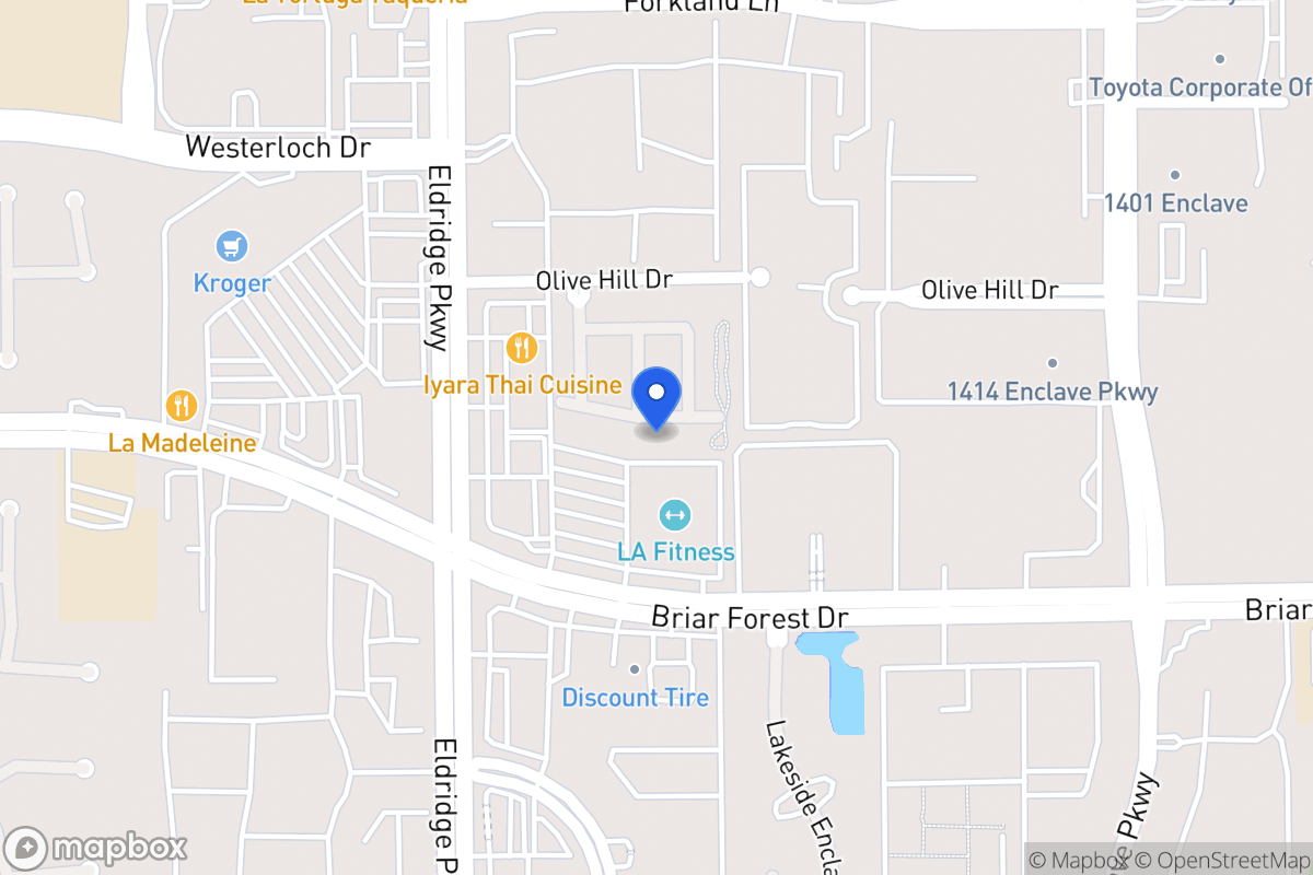 Map of 13323 Olive Trace, Houston