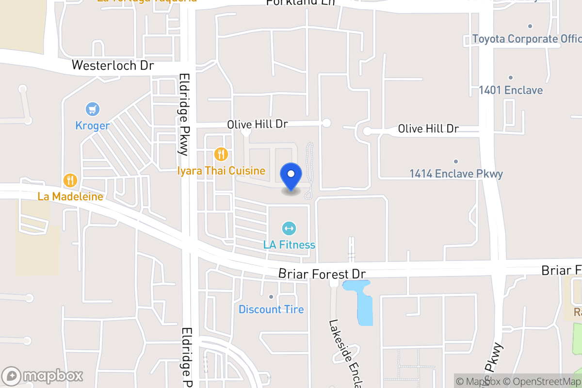 Map of 13315 Olive Trace, Houston