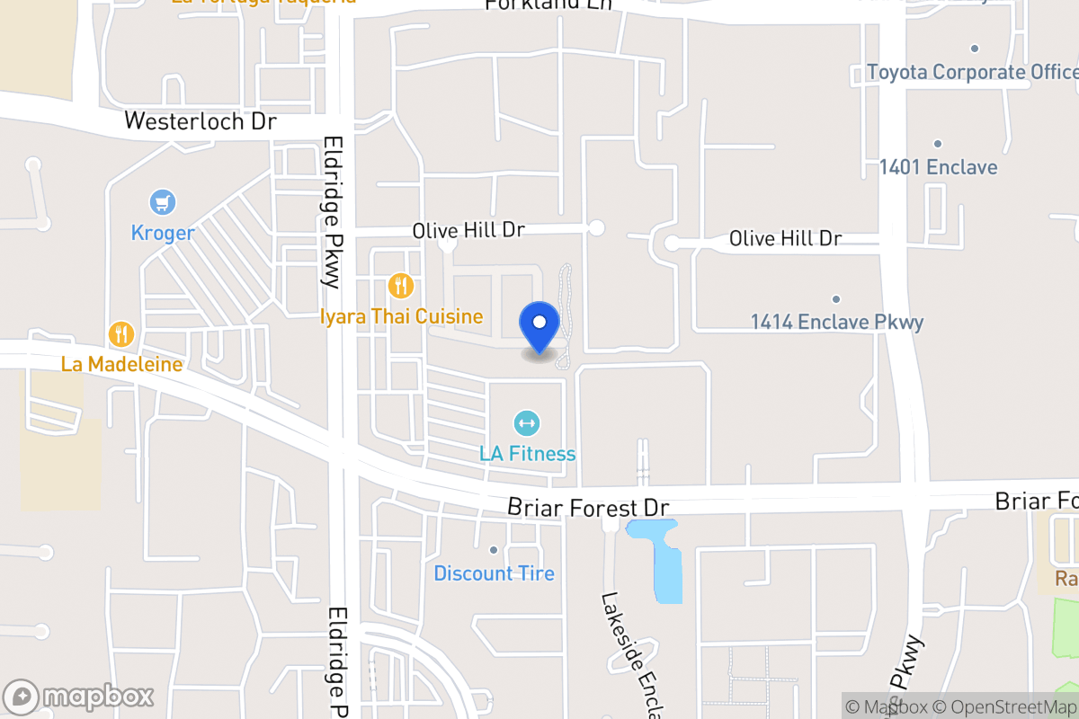 Map of 13311 Olive Trace, Houston