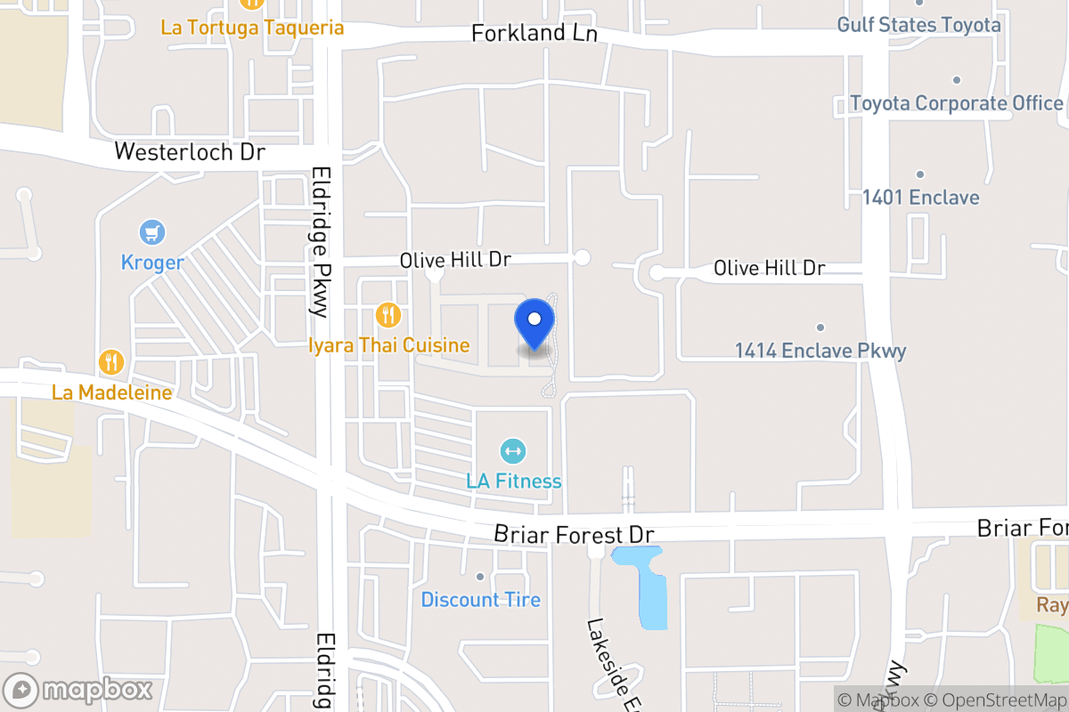 Map of 1523 Olive Place, Houston