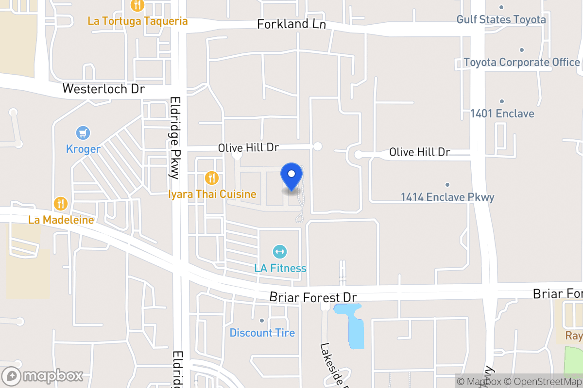 Map of 1519 Olive Place, Houston