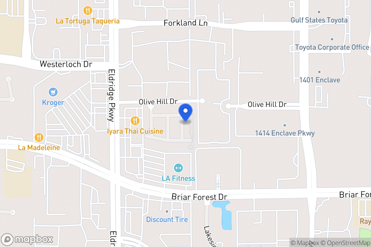Map of 1511 Olive Place, Houston