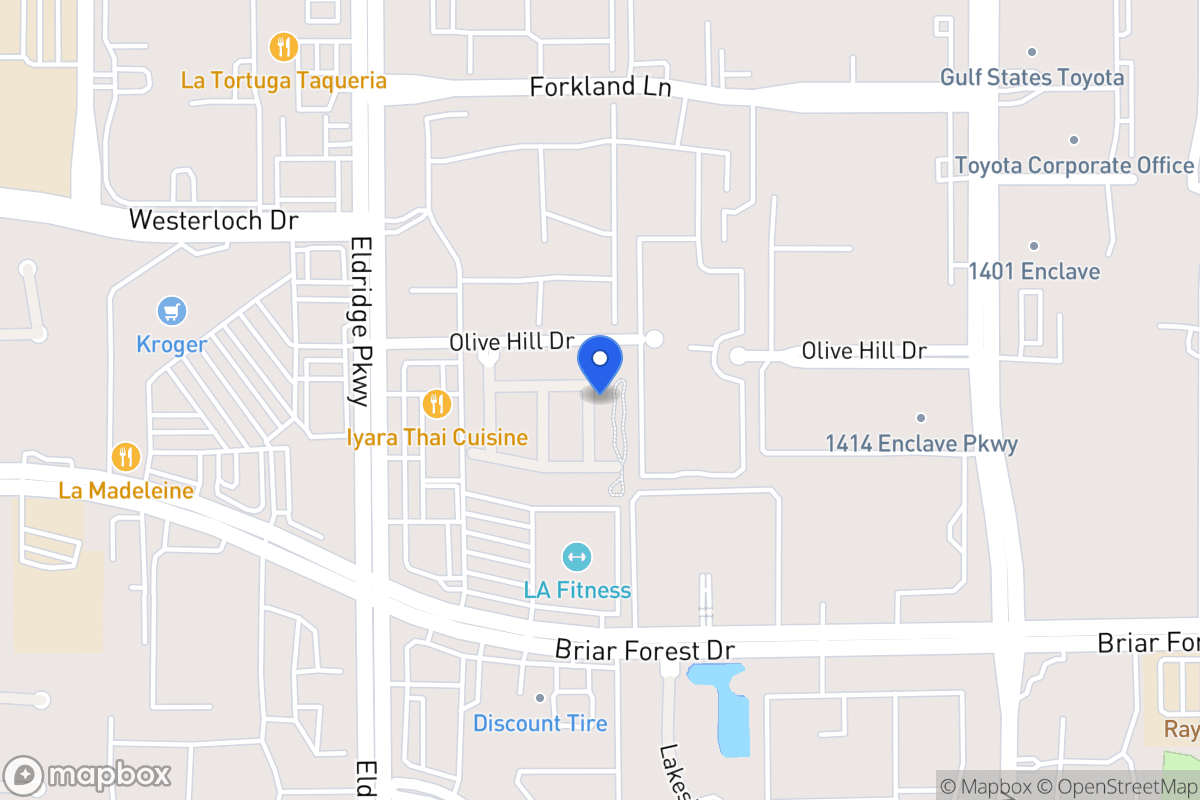 Map of 1507 Olive Place, Houston