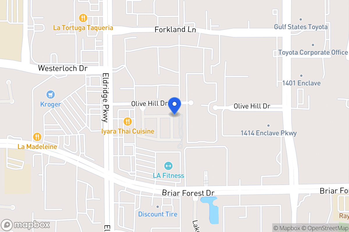 Map of 1503 Olive Place, Houston