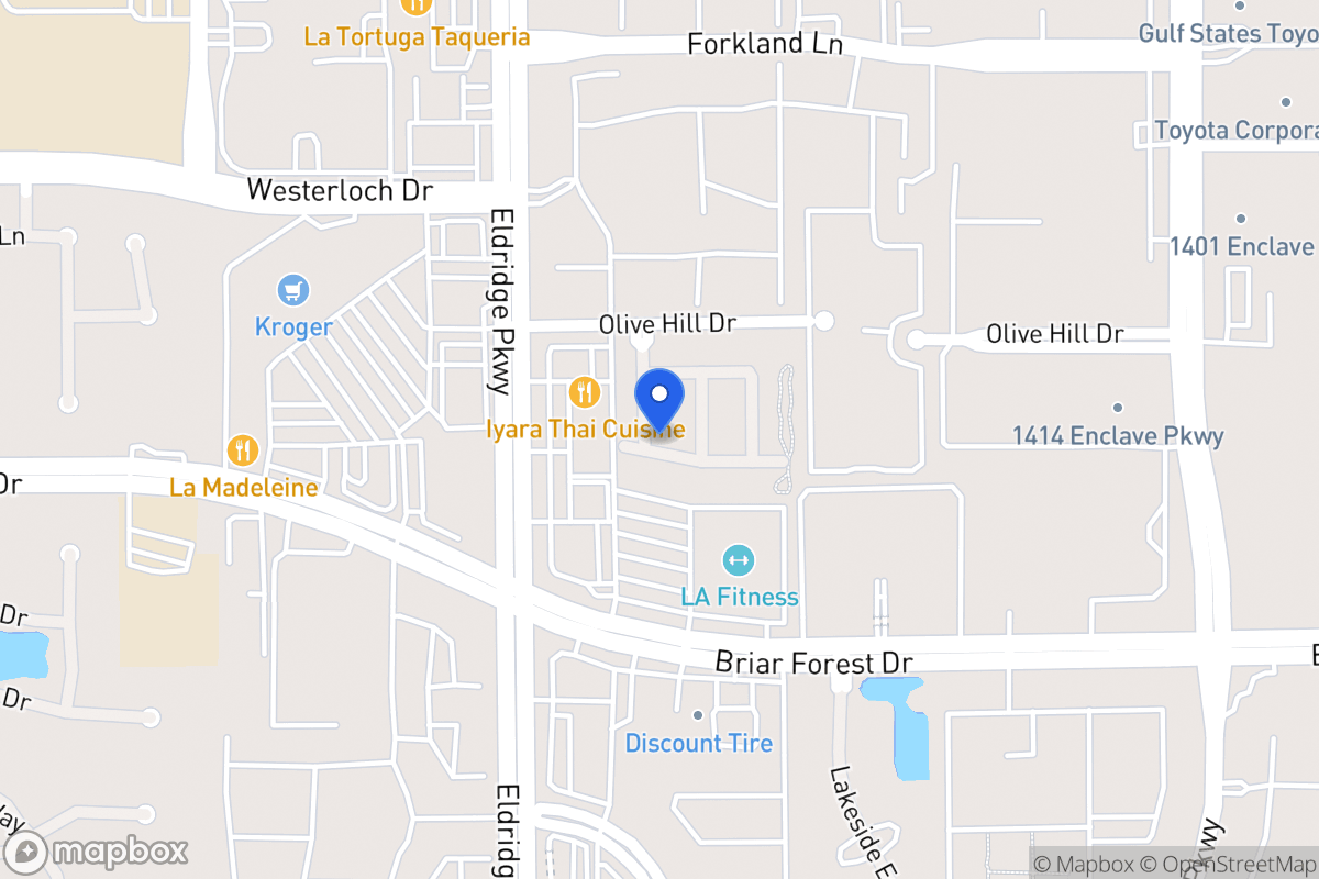 Map of 1527 Olive Garden, Houston