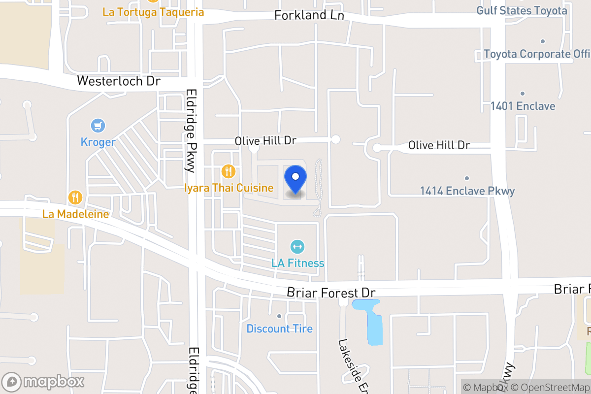 Map of 1526 Olive Place, Houston