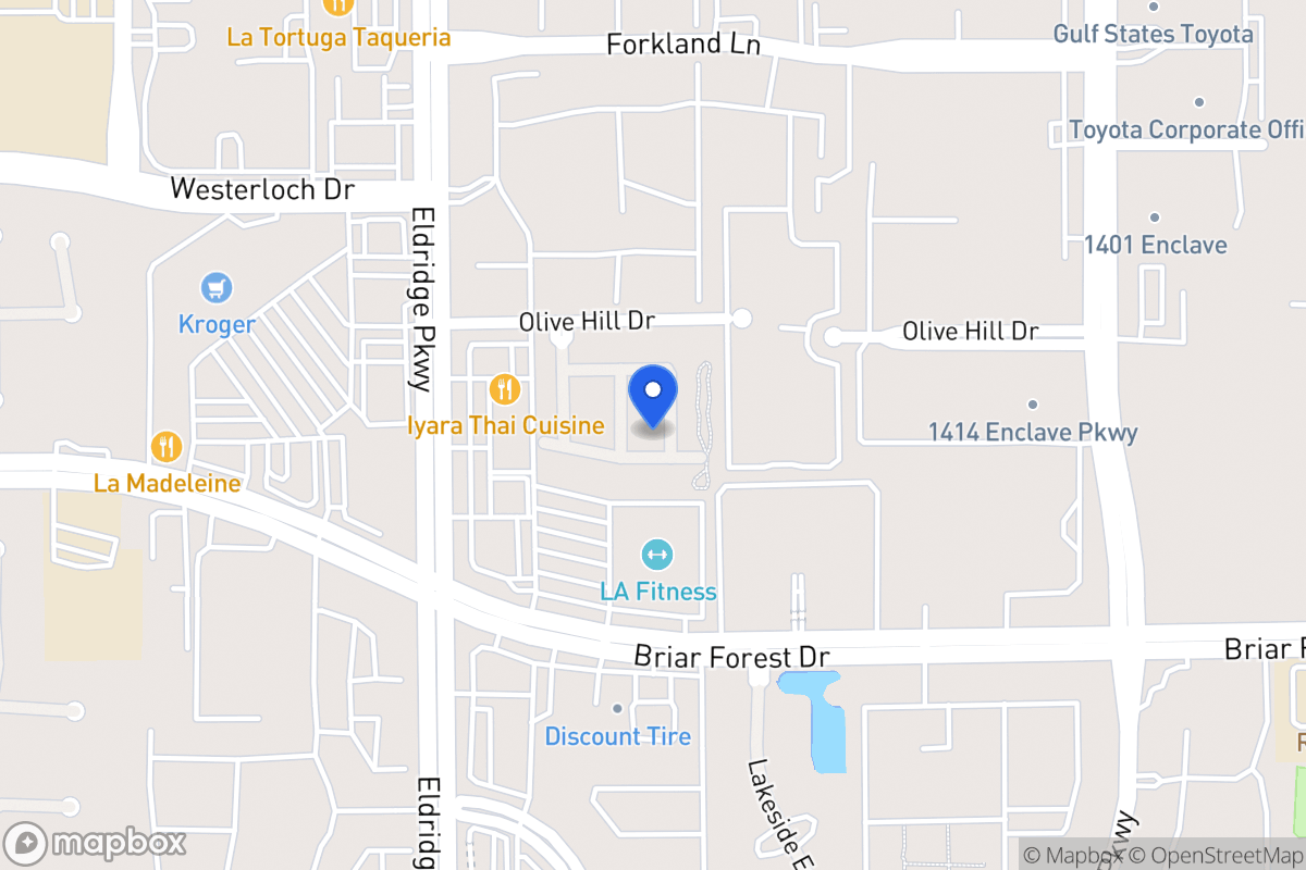 Map of 1522 Olive Place, Houston